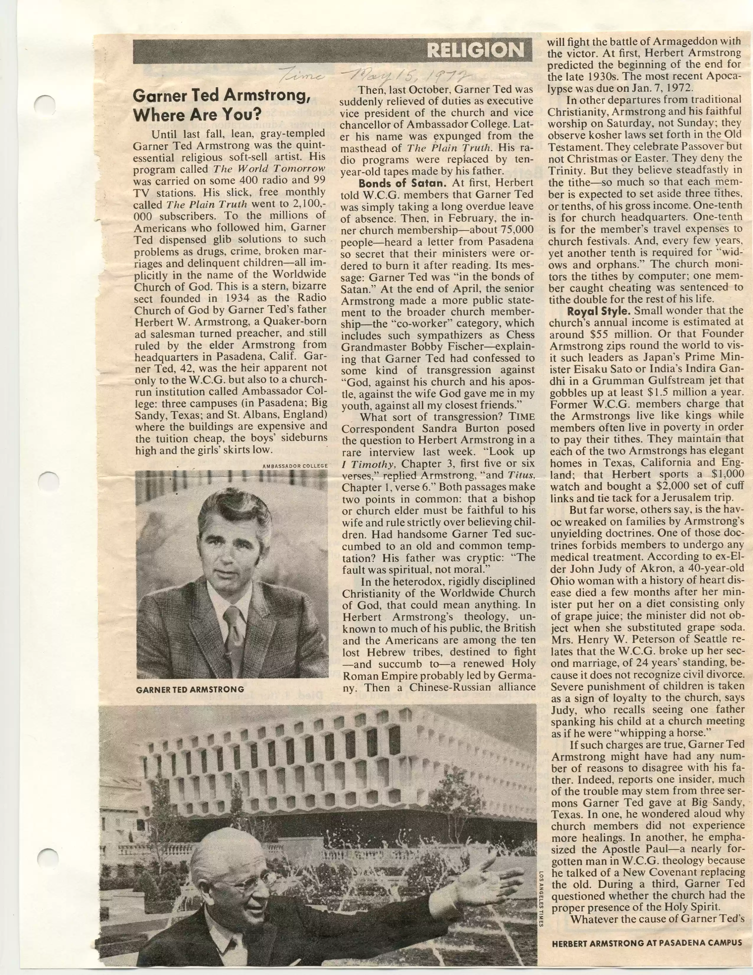 Time, 5-15-72
